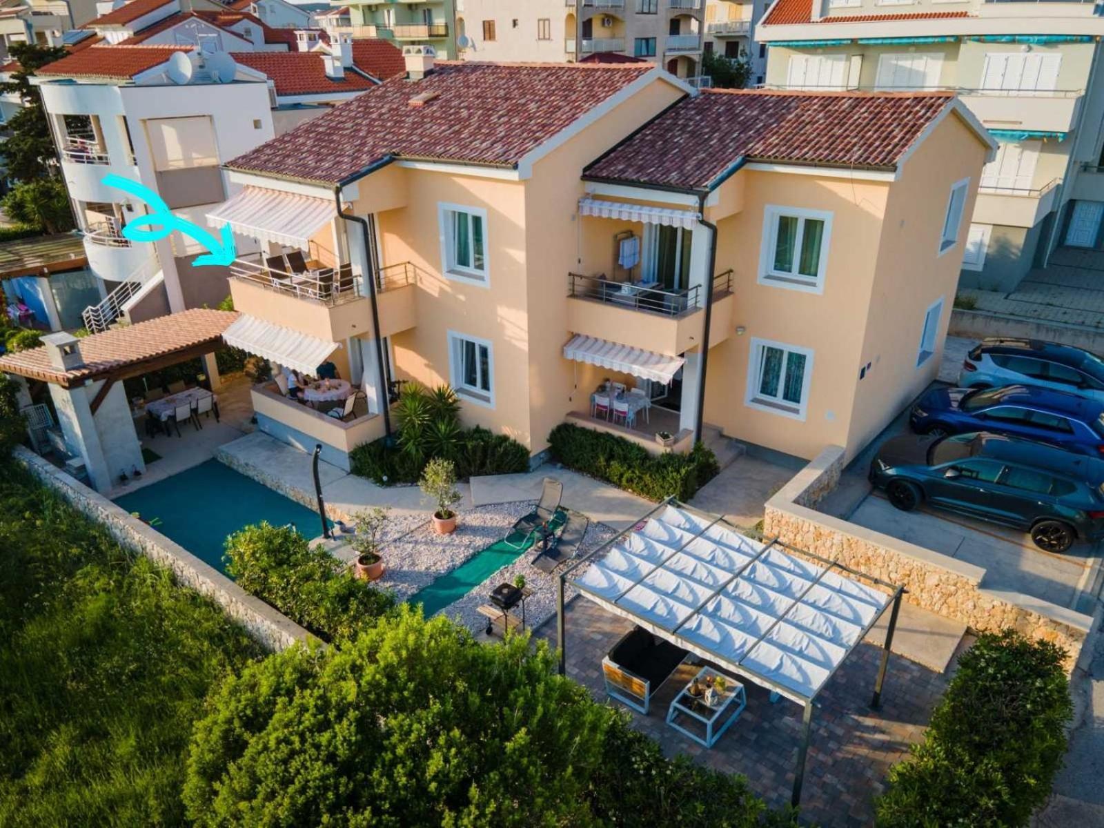 Apartment Traversa Novalja Ngoại thất bức ảnh